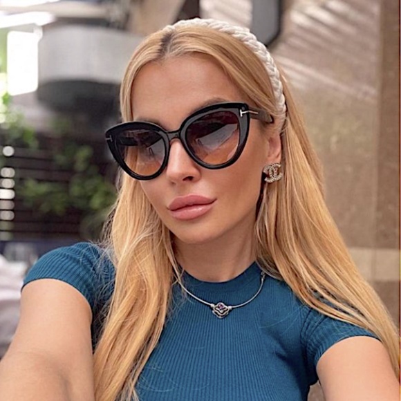 Tom Ford Izzi Acetate Cat-Eye Polarized Sunglasses main image 10